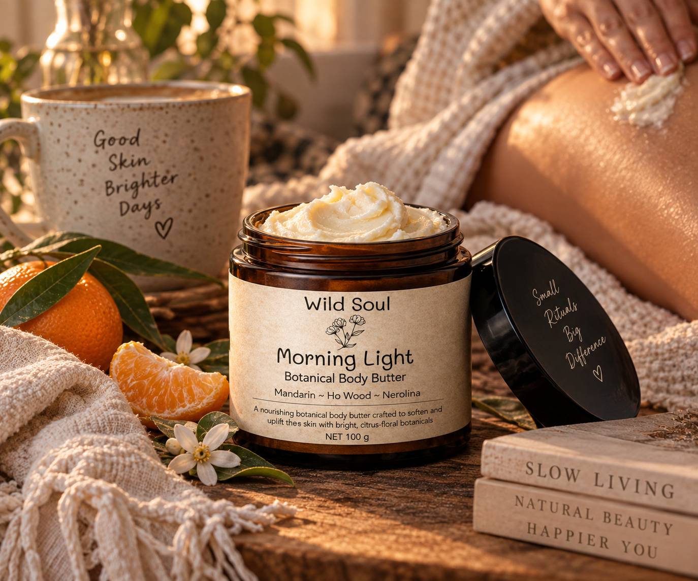 Morning Light Butter lifestyle image by Wild Soul