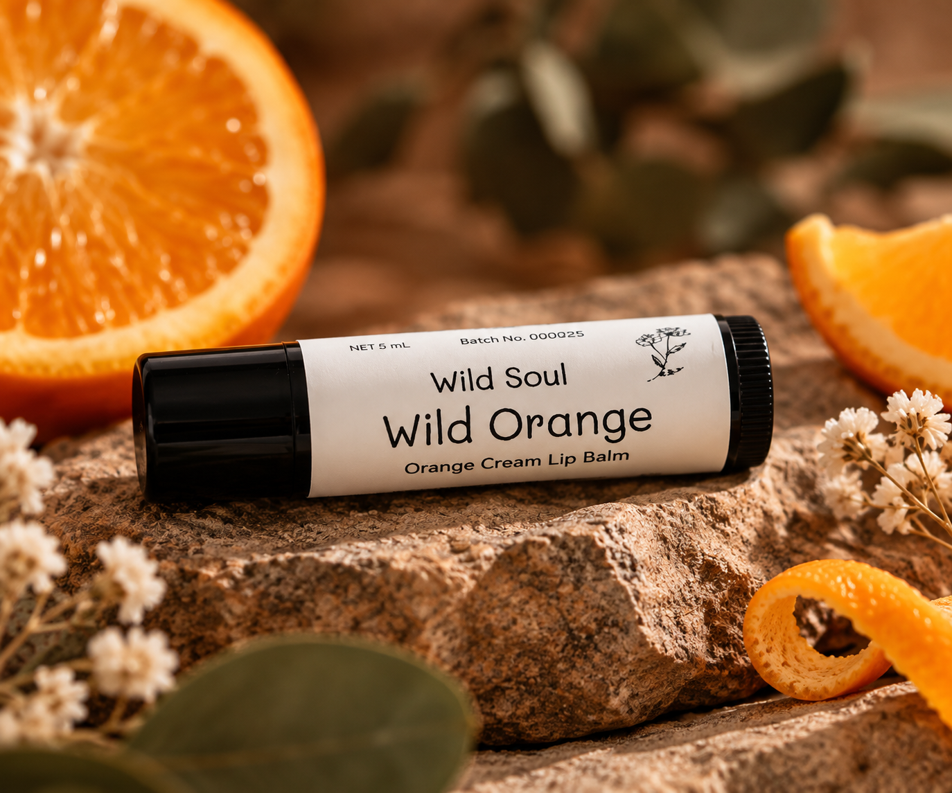 Wild Orange Lip Balm